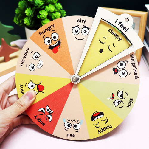 情绪转盘儿童认知表情管理