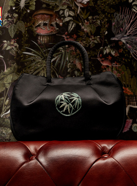 皇锦文华手提包-竹影HJ33451