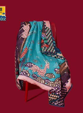 皇锦印花儿童蚕丝被-九色鹿HJ11564