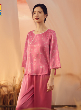 皇锦七分袖分身套装-妙色璎珞HJ21463