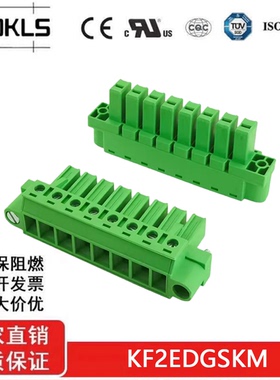 KF2EDGSKM-7.62mm大电流插拔式PCB接线端子5EDGKM/PC4-STF连接器