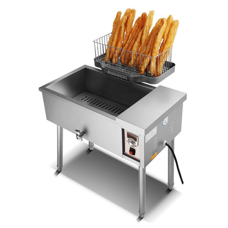 炸油条机器商用立式单缸电炸锅炸薯条炸串机大容量油炸锅自动恒温