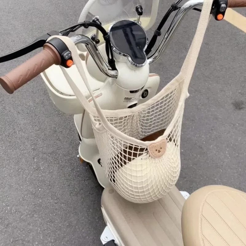 电动车头盔收纳弹力网兜