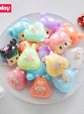 Suplay KIKI塔塔乳酸菌糖果系列迷你盲袋可爱萌粒潮玩盲盒礼物