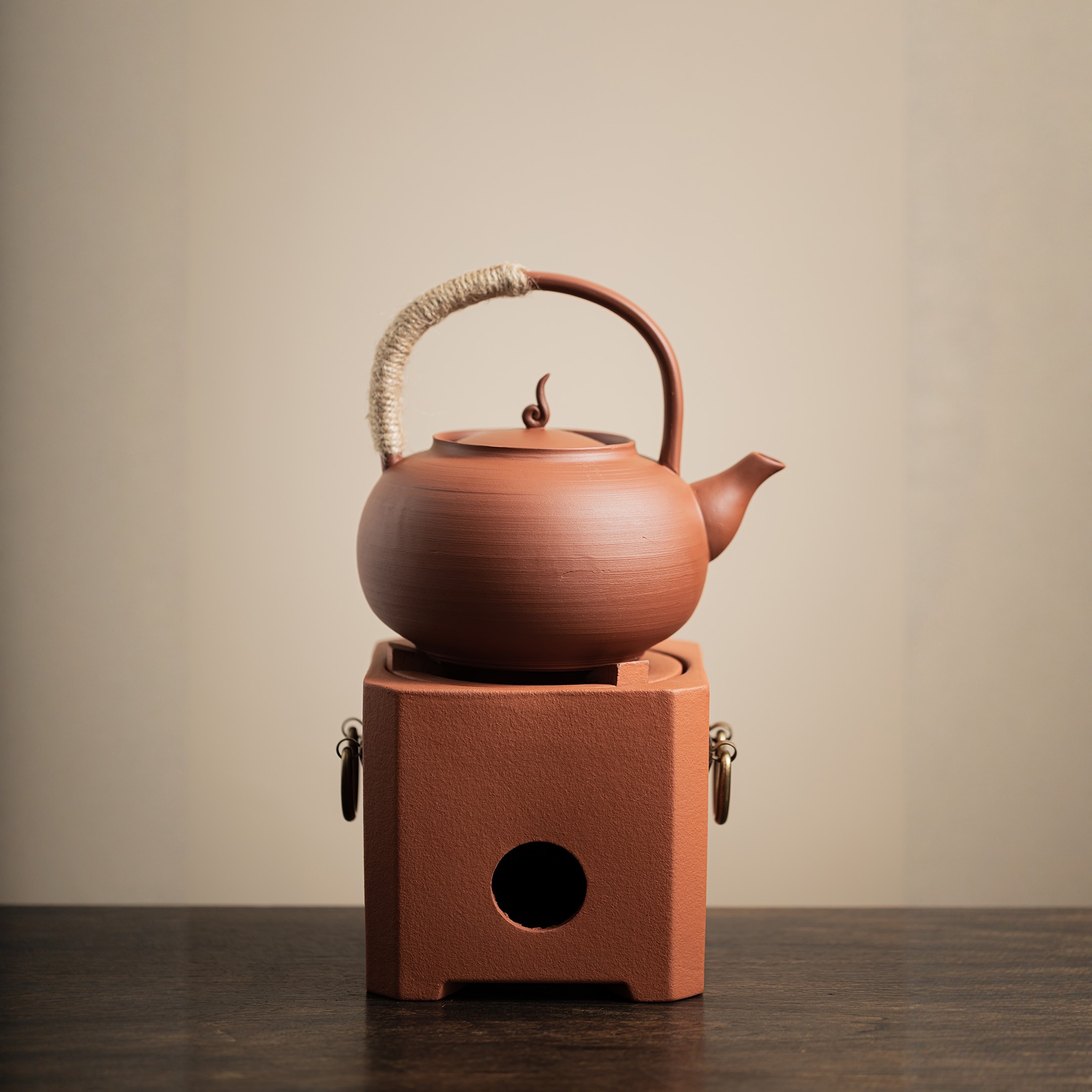 红泥提梁壶炭炉套装复古煮茶炉电加热茶具电陶炉家用烧水壶茶器,餐饮具,煮茶炉,淘宝优惠券,粉丝福利购,淘宝优惠卷
