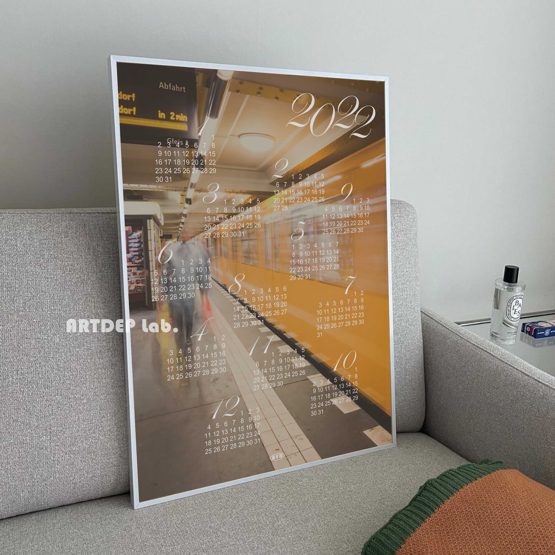 欧洲亮色系摄影作品日历海报画芯