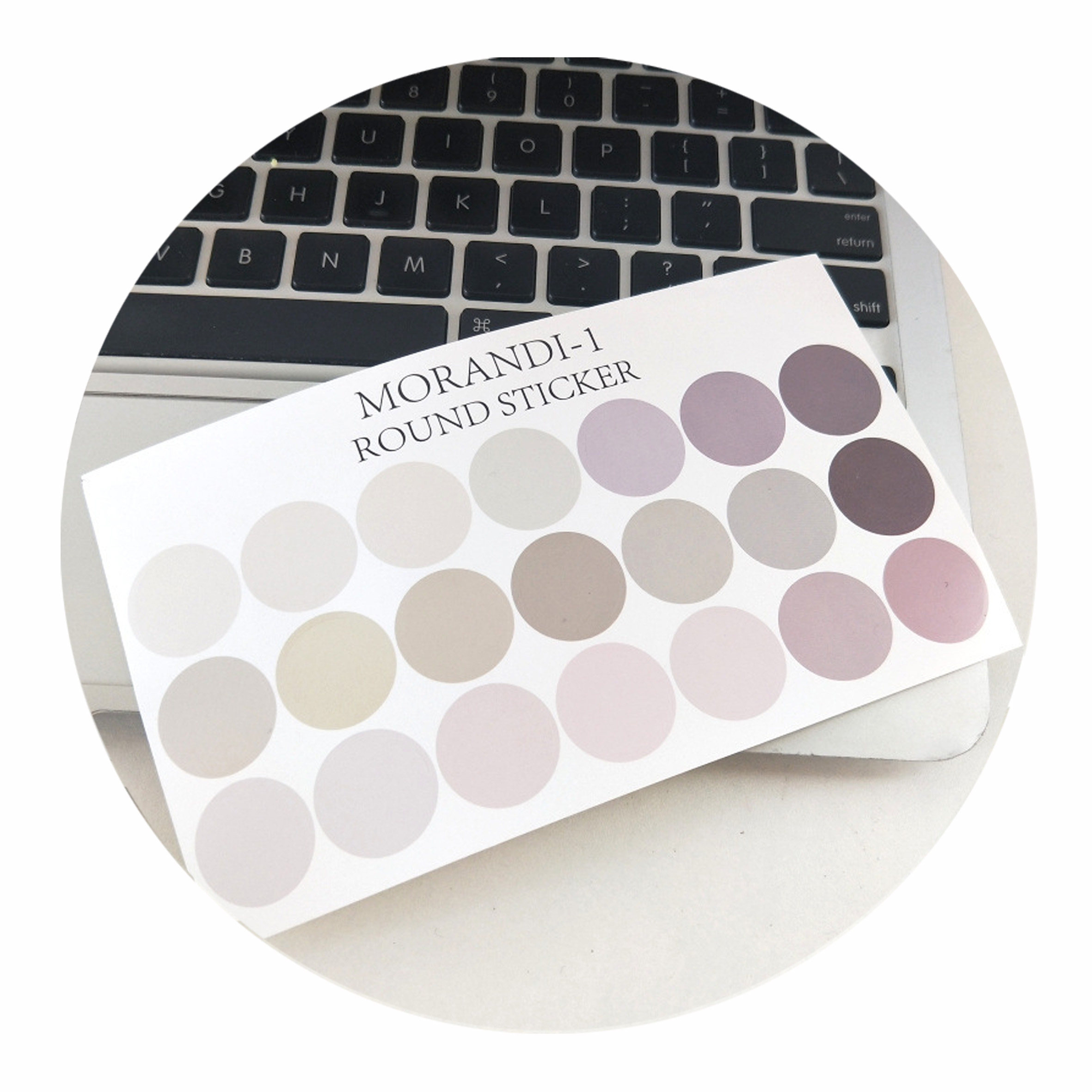 artdeplab韩国莫兰迪温柔贴纸