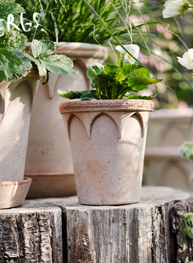 Bergs Potter 宝格仕伊丽莎白手工兰花植物百搭款复古款陶土花盆