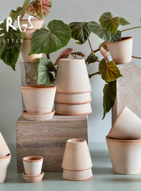 bdbf官方店Bergs Potter 宝格仕朱莉绿植盆栽大口径手工陶土花盆