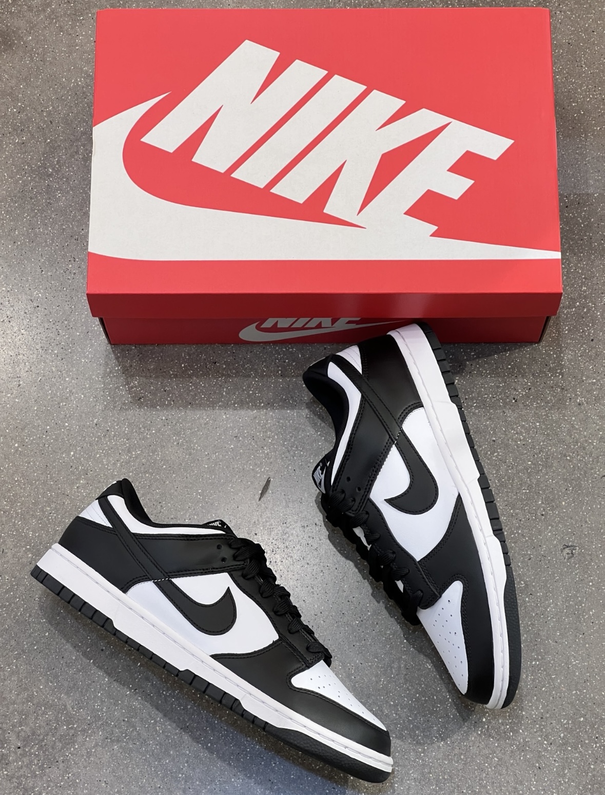 耐克Nike Dunk复古运动轻便板鞋低帮黑白熊猫DD1503-101广州xc仓