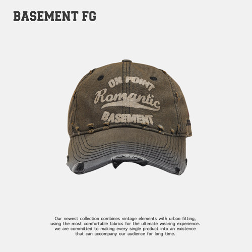 BASEMENT FG美式复古简约百搭休闲宽松棒球帽254010055021