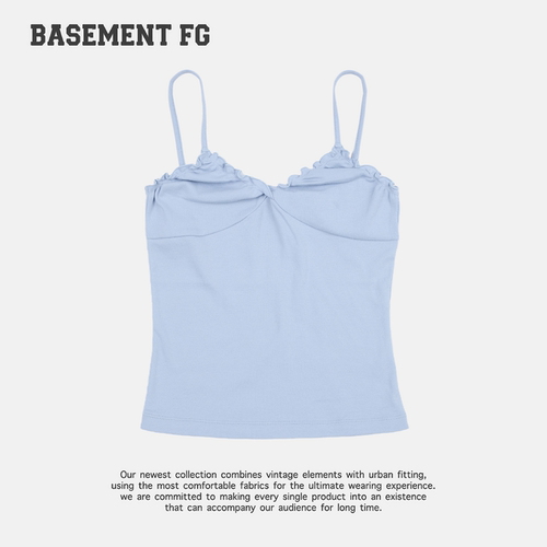 【修身】BASEMENTFG吊带背心女夏季辣妹穿搭性感修身261010203028