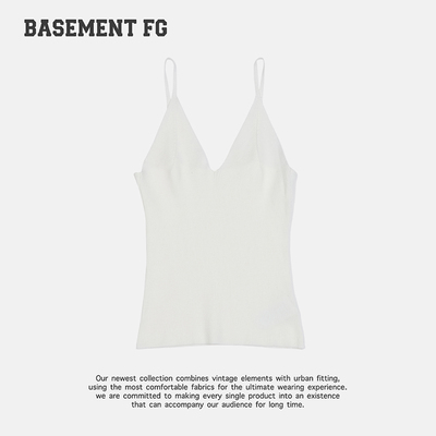 BASEMENT FG美式复古简约百搭休闲修身吊带背心女253010038005