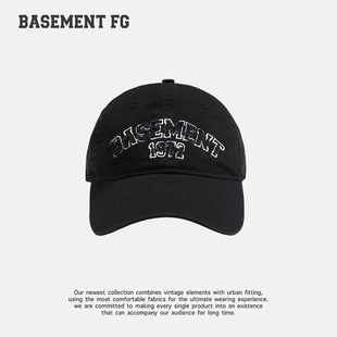 BASEMENT FG 美式复古简约百搭休闲宽松棒球帽鸭舌帽254010018001