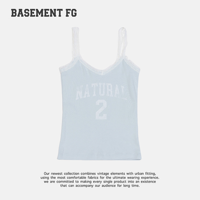 BASEMENT FG美式复古简约百搭休闲修身吊带背心女251010270028