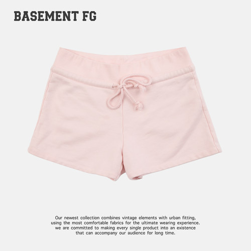 BASEMENTFG运动短裤女夏季系带宽松显瘦休闲热裤261130038025