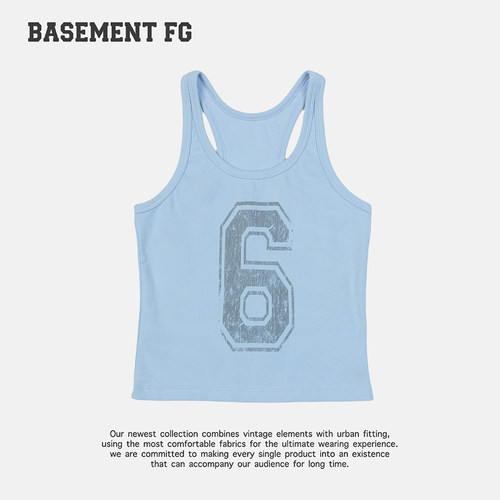 BASEMENT FG美式复古简约百搭休闲修身短袖T恤女251010355028