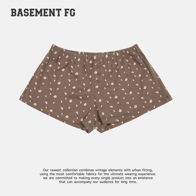 BASEMENTFG复古波点短裤女休闲261130035012