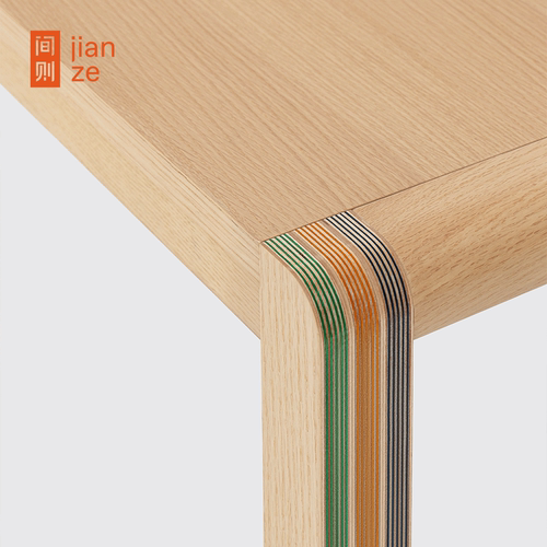 间则极简白橡海洋板长桌