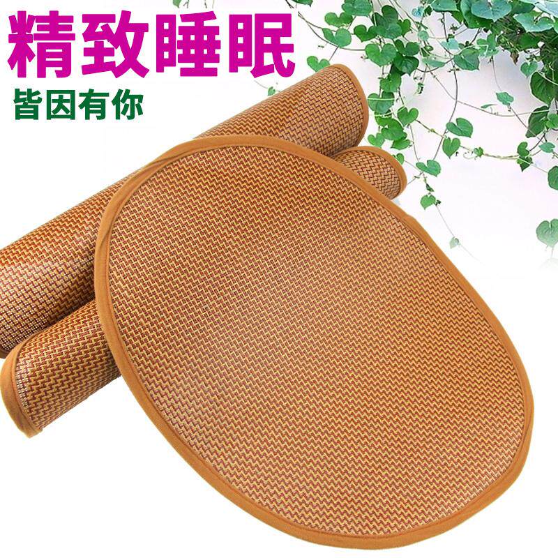 现货速发椭圆形夏季宠物凉席藤席狗窝猫窝垫子圆狗狗睡垫