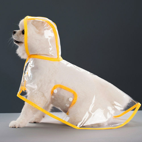 宠物雨衣透明狗狗雨衣防水防风宠物衣服中型大型犬泰迪小型犬