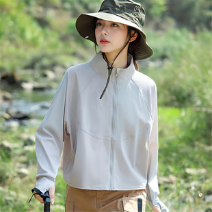 防曬衣女士外穿夏季 寬松外套百搭透氣冰絲遮陽服立領(lǐng)上衣 時(shí)尚 薄款