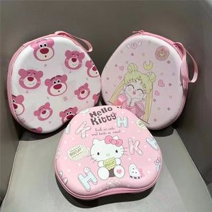 适用Riwbox瑞博士头戴式主动降噪耳机耳机包卡通EVA保护盒收纳包