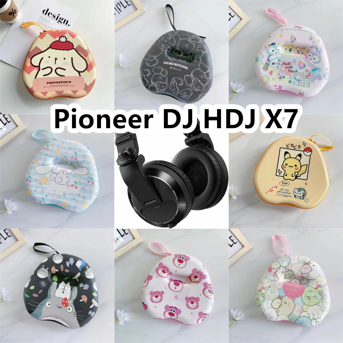 适用于Pioneer DJ HDJ X7头戴式耳机包卡通EVA收纳包保护盒,3C数码配件,数码收纳整理包,淘宝优惠券,粉丝福利购,淘宝优惠卷