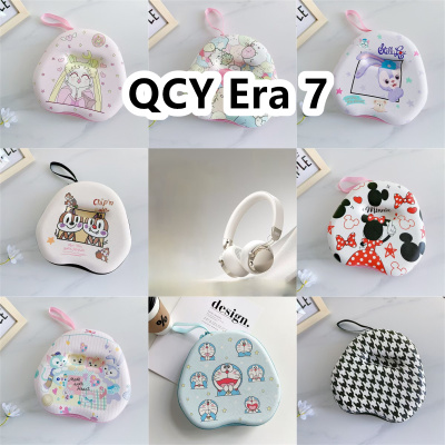 适用于QCY Era 7头戴式耳机包卡通EVA保护盒充电头收纳包