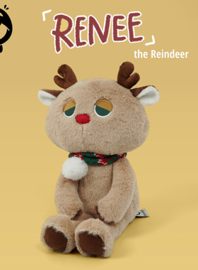 DOOZIE DROWSY驯鹿玩偶可爱抱睡公仔女生礼物创意礼品陪睡玩偶