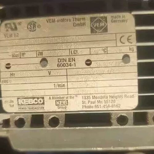 售前询价议价VRER 7G S 4705.MV.301-3007/662 VEM工业电机维修