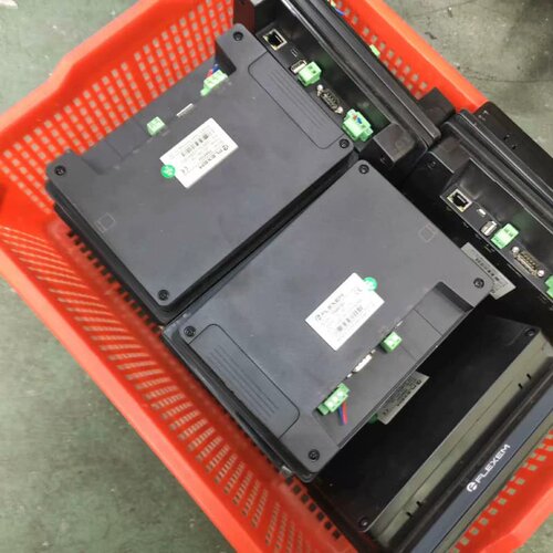 售前询价繁易7寸触控屏幕带网路接口，型号：FE607H，庫存25台，