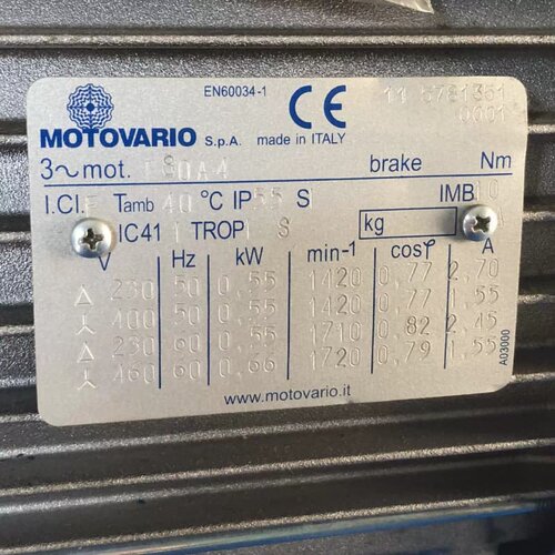 售前询价摩多利马达T80A4/0.55KW/B5 现货