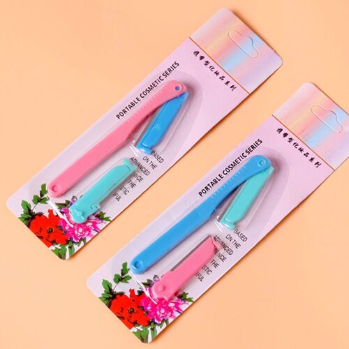 刮眉刀礼品轻松修眉刀独立包装修眉神器美妆工具折叠式一字初学者