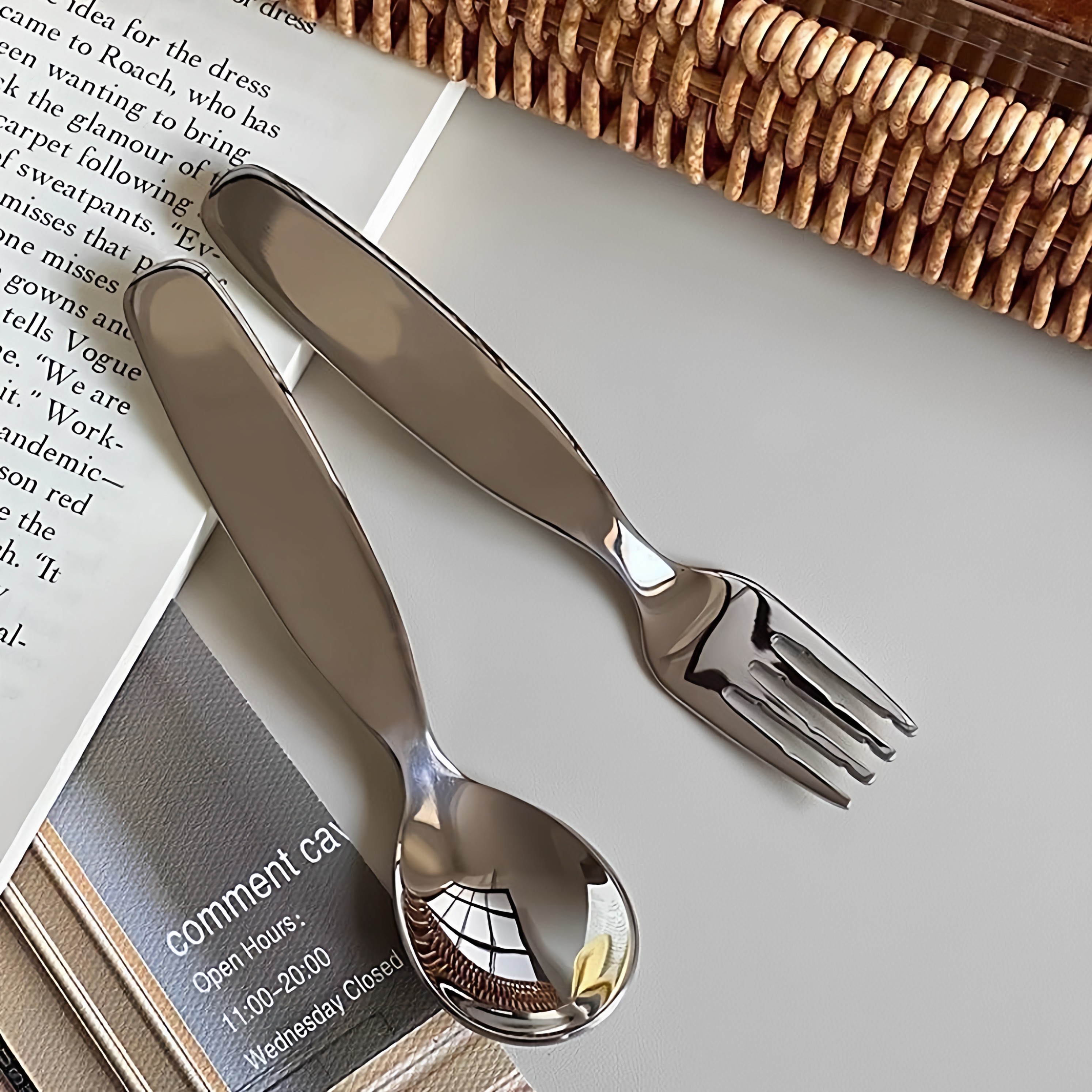 卡通儿童勺子不锈钢短柄宝宝吃饭勺调羹汤勺叉子,餐饮具,调羹/饭勺,淘宝优惠券,粉丝福利购,淘宝优惠卷