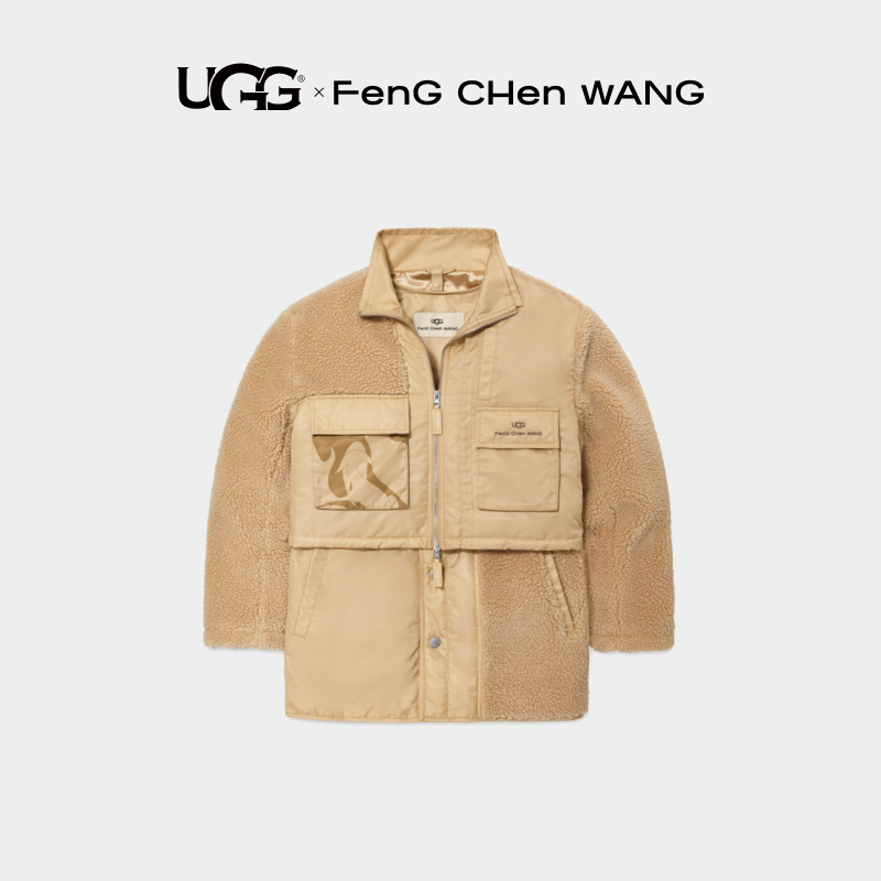 夹克FENGCHENWANG秋冬拼接