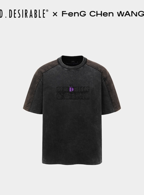 【联名系列】FengChenWang x D.Desirable解构拼接水洗短袖T恤