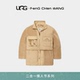限定联名 Chen UGG Feng Wang二合一多穿拼接工装 夹克