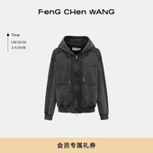 25秋冬解构拉链百搭连帽衫 FengChenWang 运动休闲卫衣男女同款