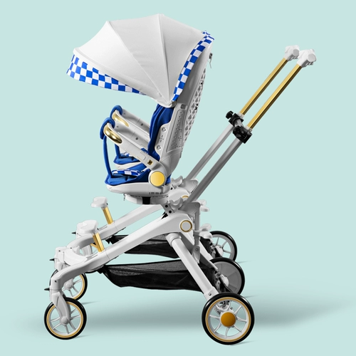 Складная коляска для близнецов с сидением для двоих, детская тележка для выхода на улицу, можно сидеть и лежать