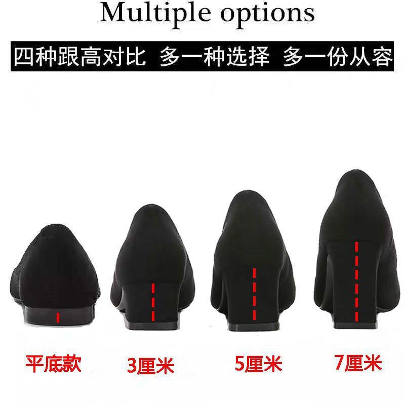 高跟鞋女法式气质高级不累脚3公分绝美小跟鞋低跟蝴蝶结黑色单鞋