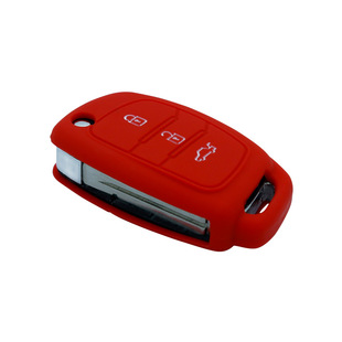 Creta硅胶钥匙包悦动车锁匙套胶套 适用现代名图Tucson Santa