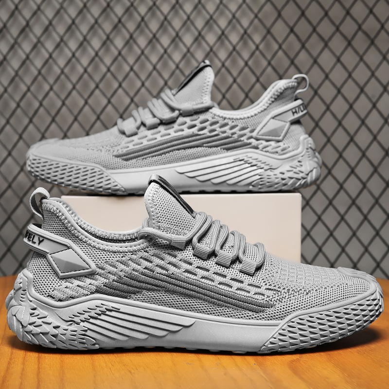 莆田椰子男鞋夏季透气网面薄款运动休闲飞织网鞋男款潮鞋