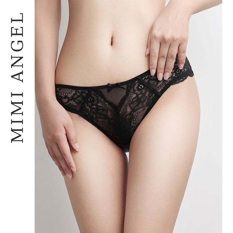 MimiAngel火辣性感镂空蕾丝内裤