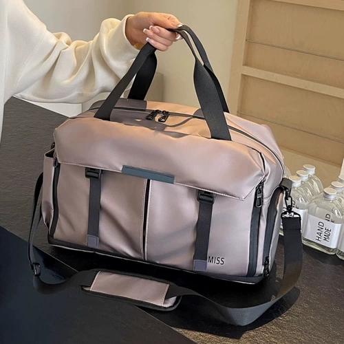 Сумка для путешествий, вместительная и большая сумка через плечо, спортивная портативная спортивная сумка с разделителями, багажная барсетка