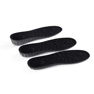 踩屎感内增高鞋垫足弓支撑全垫女款隐形不累脚不塌陷黑色2厘米3cm