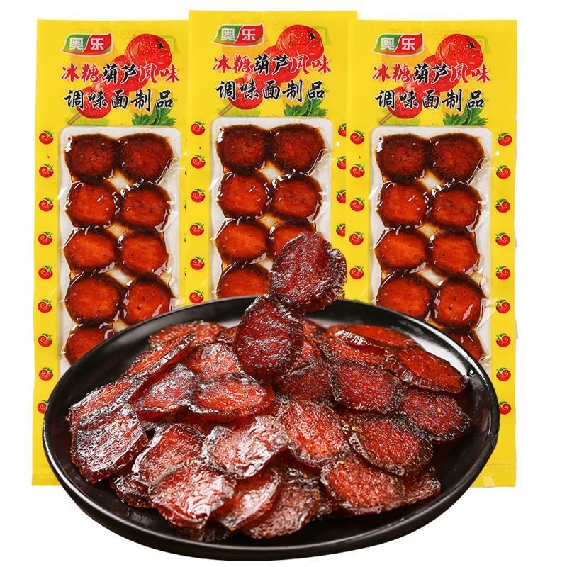 5毛辣条奥乐冰糖葫芦80后网红面筋辣片儿时童年怀旧零食品