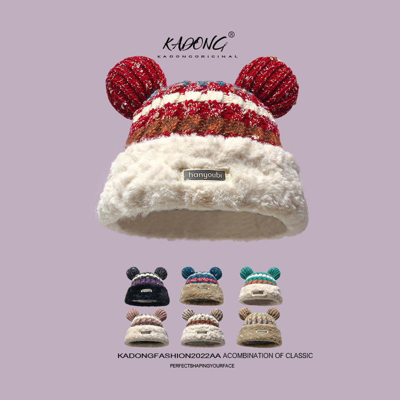 渔夫帽逛街韩版女秋冬显脸小