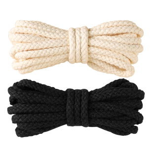 加粗鞋带圆绳圆粗男女款麻绳运动鞋马丁靴适用于空军一号黑武士子