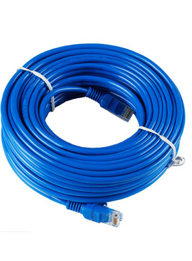 信霆 WX0606 超六类网络跳线 CAT6e类 5米/条 （单位：条）蓝色